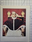 Pope Pius Xii Mozzetta Rochet Sedia Gestatoria Throne Magazine Illustration 1939