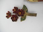 Bundle Of 3 Vintage antique Costume Jewellery Brooches