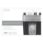 Ativa    Shredder Lubricant Sheets  Pack Of 100 Sheets