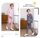 Kids Boys Formal Gentleman Outfit Coat Vest Shirt Bowtie Pants Wedding Suit