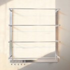 Thread Holder Organizer Wire Spool Rack Ribbons Roll Storage Sewing Tool Silver