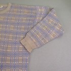 Vintage Michael Ross Sweater Mens Size 44 Xl Blue Gray Hand Framed Pullover  