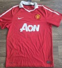 Nike Manchester United 10 11 Home Chicharito Futbol Soccer Jersey Size Medium  2