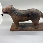 Antique French Cast Iron Dog Nut Cracker Works