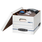 Letter legal File Storage Box With Lids  10 Pack  White Corrugate Cardboard