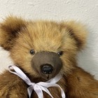 Vintage Handmade Real Fur Mink  Stuffed Brown Teddy Bear Fully Jointed 10   