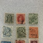 10 Vtg  Used hr overprint British India Stamps  Most George V Are Pre- 1947 Deal