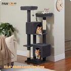 Pawz Road Cat Tree Tower Scratching Post Multi-level Large Condo House Toy 133cm
