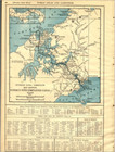 1914 Original Map West Indies Or Isthmus Panama Canal Zone Color Collier Atlas
