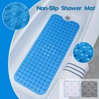 Extra Large Bath Mat Non Slip Bathtub Anti Mold Strong Suction Rubber Shower Mat