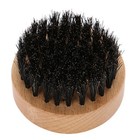 Men Mustache Circle Wooden Color Beech Brush Beard Care Shaving Cleaning Gro Fad