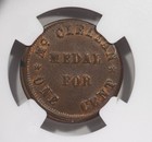 1863 Civil War Token  Little Mack  F-140 394 A  Ngc Ms62 Bn