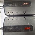 Lot Of 2 Apc Battery Back Ups Be550g  Surge Protection 8 Outlets     No Batteries