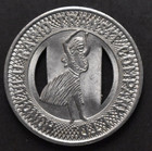 Honolulu Transit Token   1951  Hawaii   White Base Metal