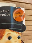 Vintage Hallmark  to A Fine Grandson  Halloween Lenticular holographic Sticker