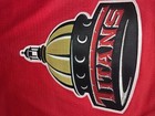 Trenton Titans Alternate Capital Dome Echl Jersey Mens Xl Red Clean Vintage Mic