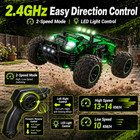 1 18 Remote Control Rc Cars  2-speed Rc Truck Toys Gifts For Kids 2 4ghz 2-speed