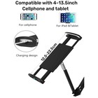 4-13 5   Foldable Tablet Lazy Holder For Bed Universal Adjustable For Phone Ipad