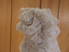 Large Marble Quartz Carved Chinese Dragon Statue 12 Inches Tall 25 Pounds