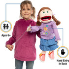 25  Amy  Peach Girl  Full Body  Ventriloquist Style Puppet