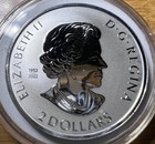 2023 3 4 Oz Canadian Silver Lynx Reverse Proof Coin Bu Last Year W Elizabeth