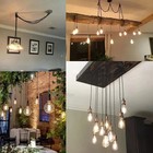 50ft Black Twisted Cloth Covered Wire Vintage Antique Lamp Cord Electrical 300 V