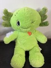 Build A Bear Zombie Axolotl Green Halloween Plush 2025 Edition Euc