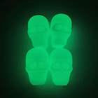 15ml Skull Silicone Wax Containers Non-stick Concentrate Jars With Carving Tool 