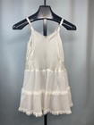 Vintage Full Petticoat Slip Girls Size 8 Medium White 80s 90s For Real Kids