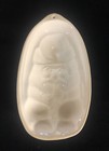 Vintage Large 10 5 8    White Glazed Gnome Elf Flute Pottery Figurine Pottery Clay