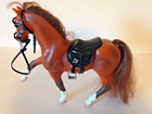 Vintage 3 Empire 1996 Grand Champions Interactive Toy Horses  Moveable Heads