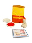 Chinese Jade Stamp Seal Chop Kit W red Ink Wax In Fabric Gift Box    kristin   p 