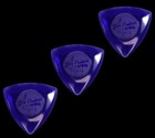 Dunlop Stubby Triangle Guitar Picks 473 Purple 3 0mm 3 Pack