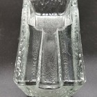 Vintage Glass Cigar Pipe Cigarette Ashtray Holder Heavy Thick Clear Mcm 7 50 