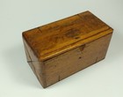 Antique Singer Sewing 1889 Refinished Oak Puzzle Box   Most Attachments