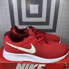 Nike Shoes Mens Red Tanjun University Running Sneakers Mesh Low 812654-616