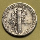 1944-d Mercury Dime 90  Silver Denver Mint