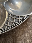 Vintage Wilton Armetale Reggae 14    Divided Chip Dip Tray Rwp Pewter Tone Usa