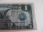 Series Of 1899 Black Eagle  1 Blue Seal Silver Certificate-circ   Folds stains 2