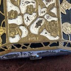 Antique 1920s Langlois New York Shari Double Compact Art Deco Birds Filigree