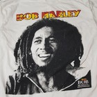 Mens White Vintage 90s Bob Marley Above The Falling Rain  Tee   T-shirt Size Xl