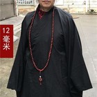 12mm Red Sandalwood 108 Beads Buddhist Blessing Prayer Mala Meditation Necklace