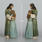 Jesus Comforting Girl Figurine 9 Inch Christian Resin Statue Morandi Colors     
