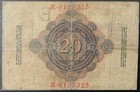 1907 Germany Paper Money - 20 Mark Banknote 