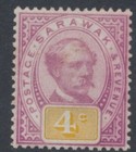 Sarawak Malaysia Stamps  1888 Sir Charles Brooke Sg9 10 11 Mint Hinged Cv   72