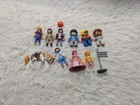 Lot Of 10 Playmobil People Toys Figures  Horse Ghost Busters