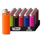 Bic Classic Maxi Pocket Lighters  Assorted Colors  50-count Tray   3 Free