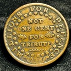 Webster Credit 1841 Current Hard Times Token