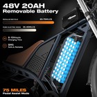 Electric Bike For Adult 2000w 75mile 32mph 22 8    Off-road Mountain Ebike New