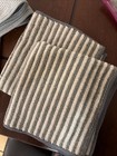 New Norwex 2 Kitchen   2 Face Body Wash Cloths Baclock Gray Stripe Lot 6  